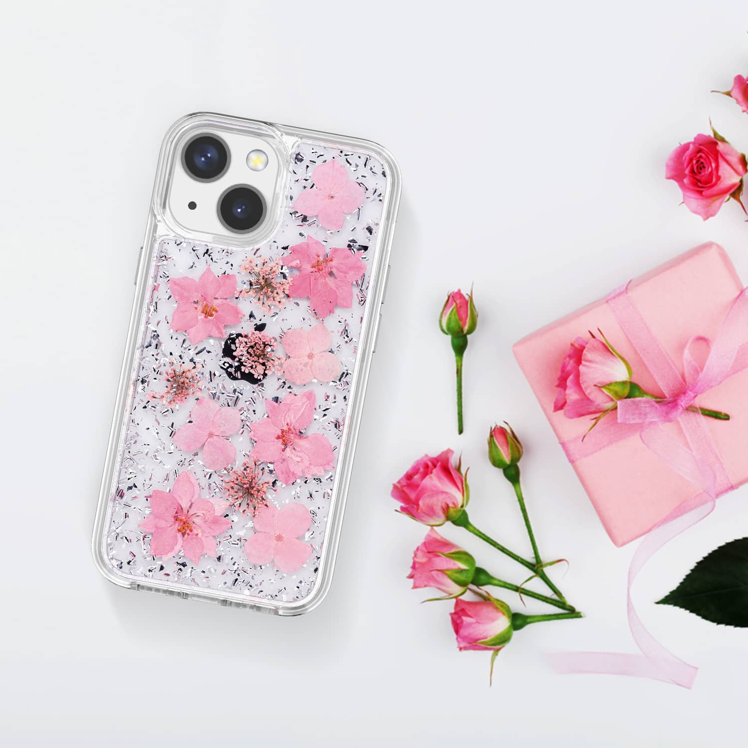 <b>IPHONE 13 银粉手机壳</b>