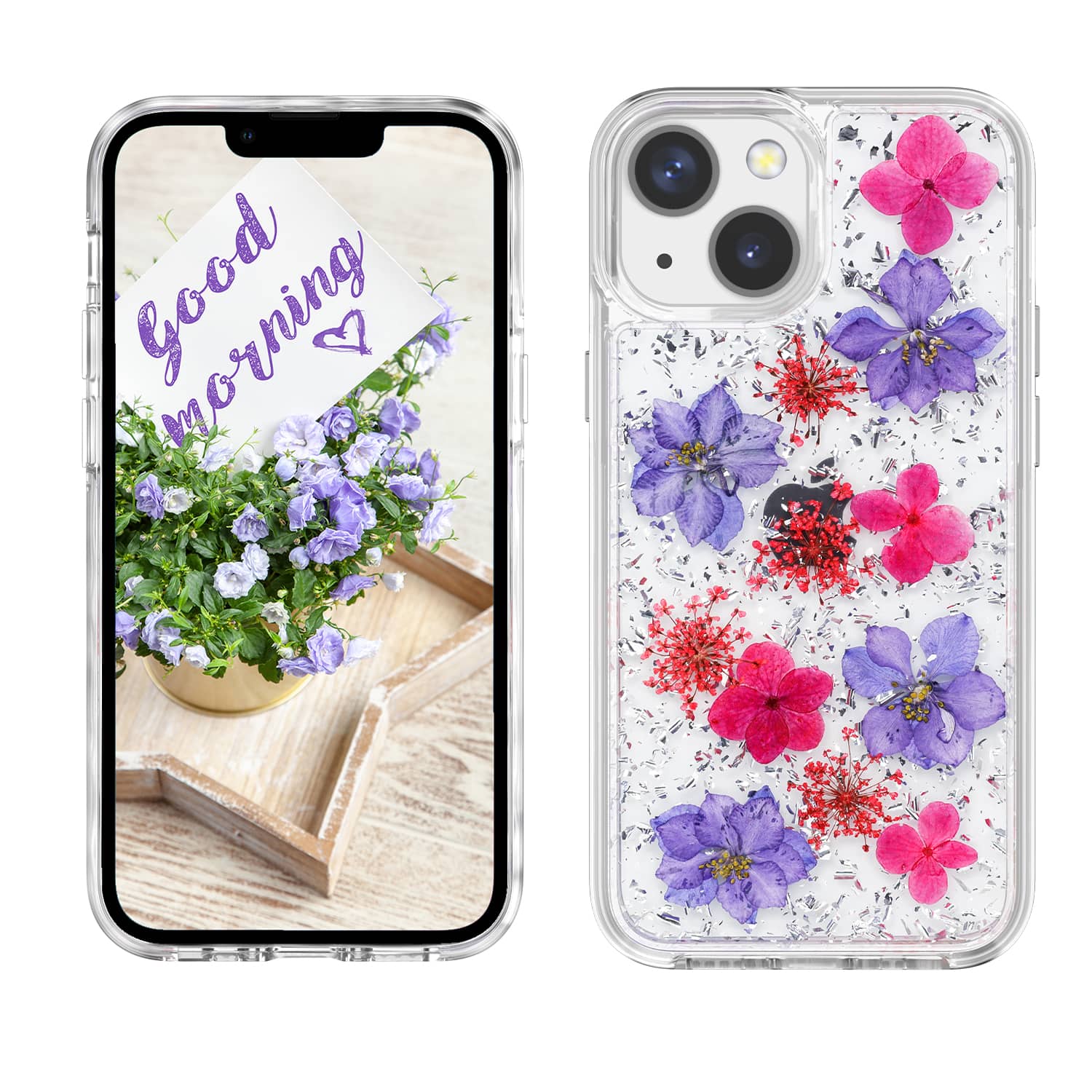 <b>IPHONE 13 银紫手机壳</b>