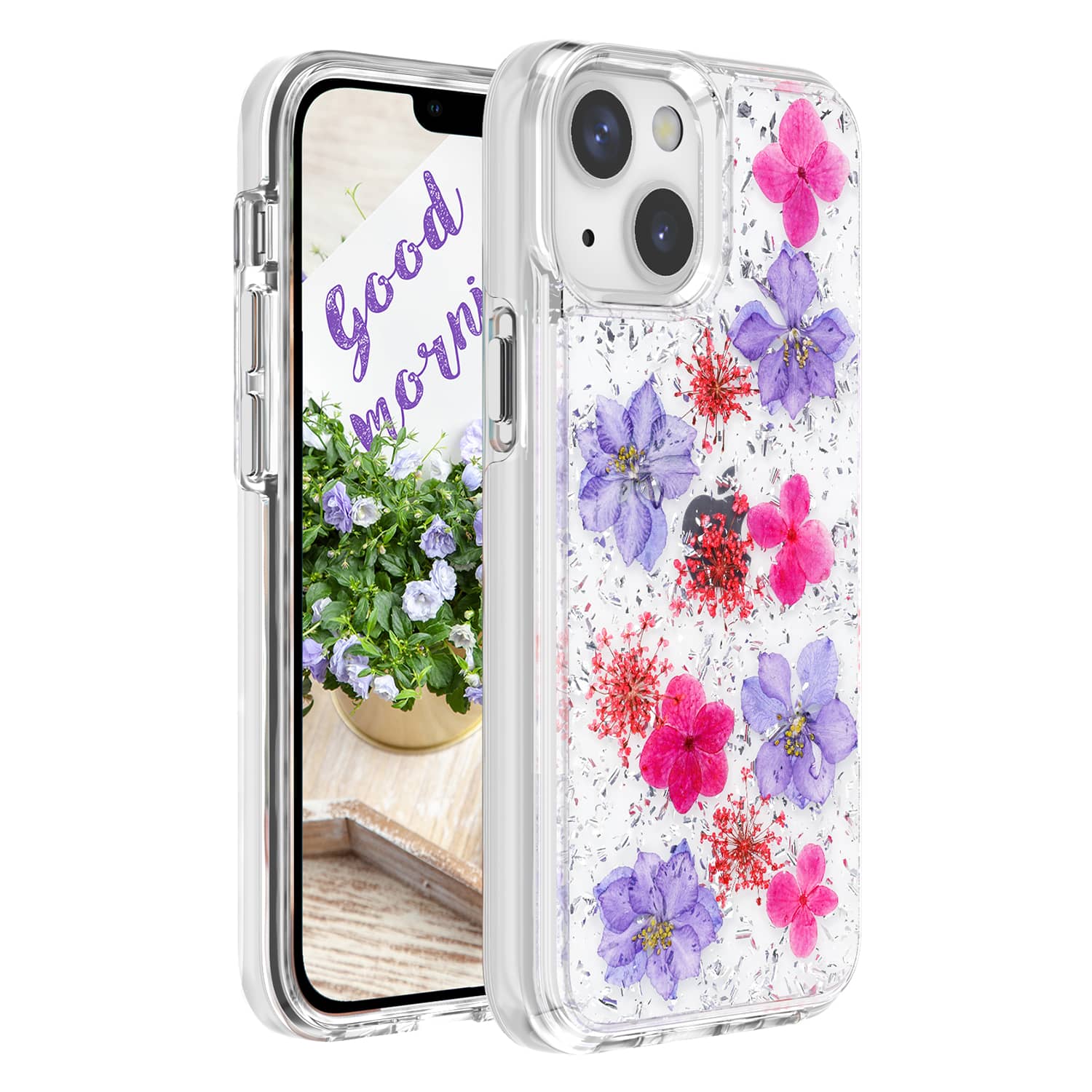 <b>IPHONE 13 银紫手机壳</b>