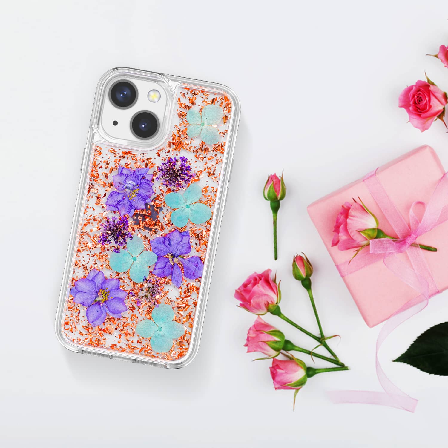 <b>iPhone 13 mini 金薄荷手机壳</b>