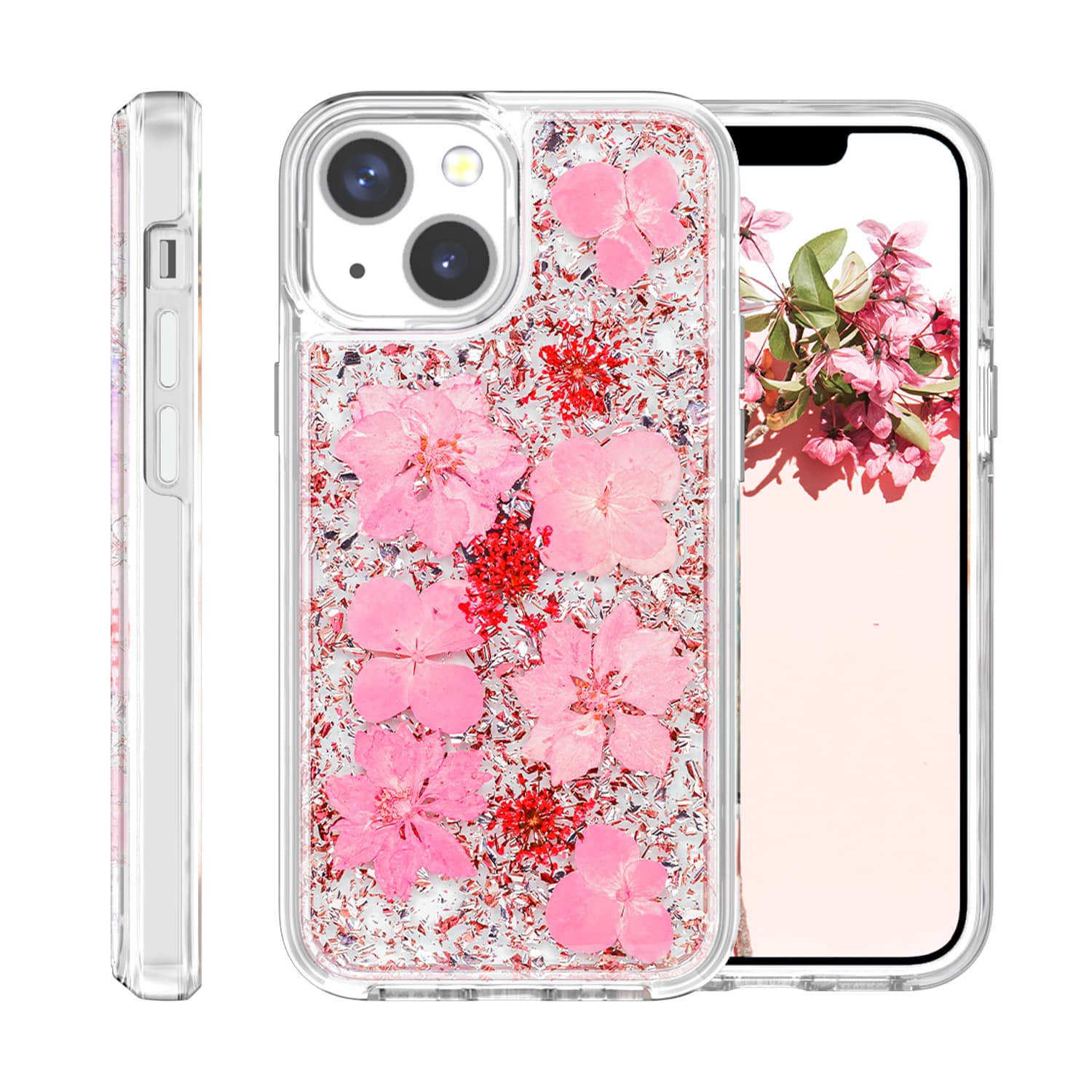 <b>iPhone 13 mini 金粉手机壳</b>