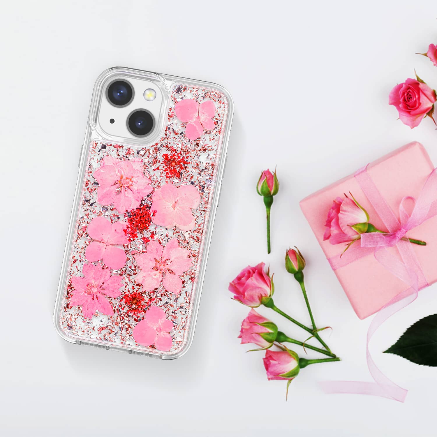 <b>iPhone 13 mini 金粉手机壳</b>