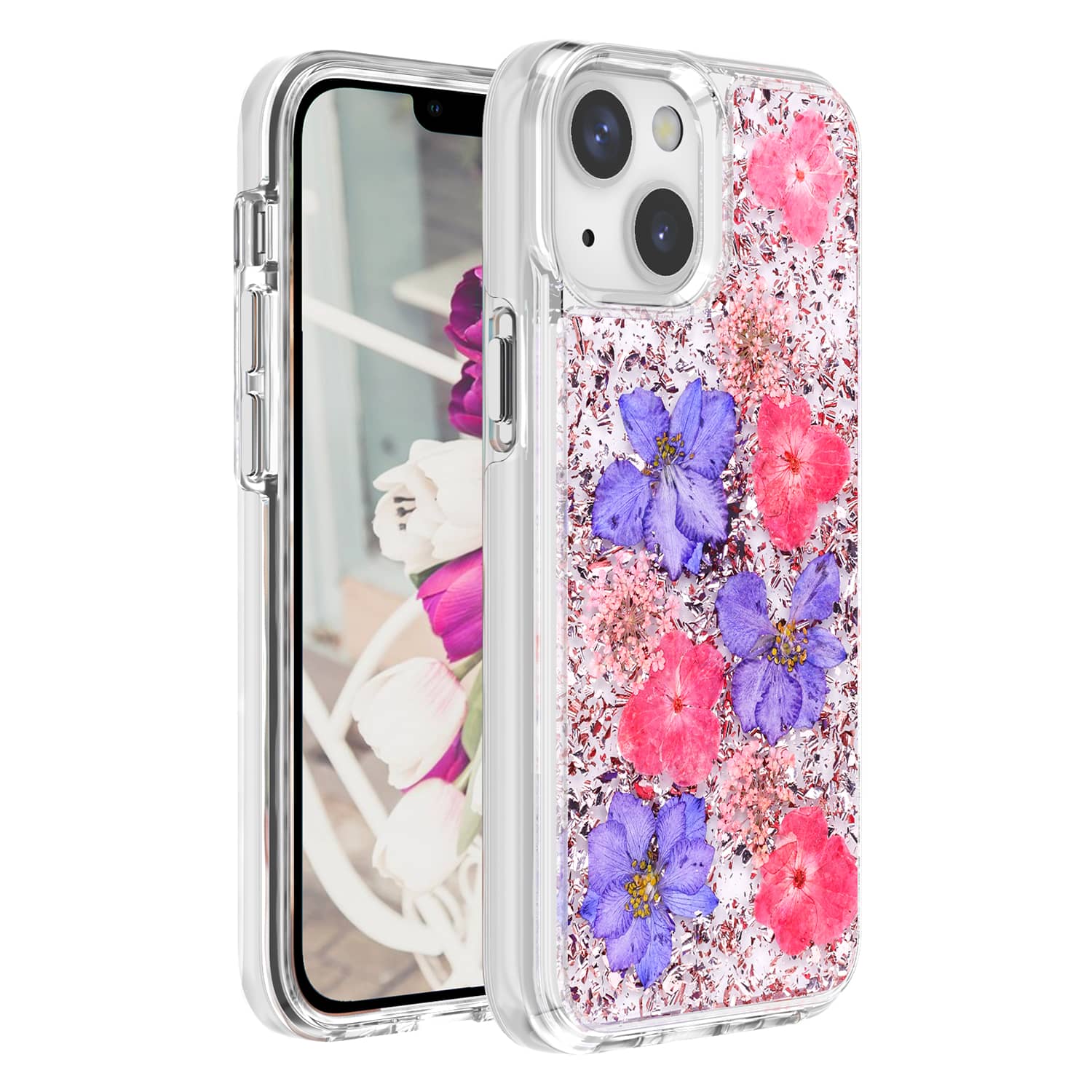 <b>iPhone 13 mini 金紫手机壳</b>