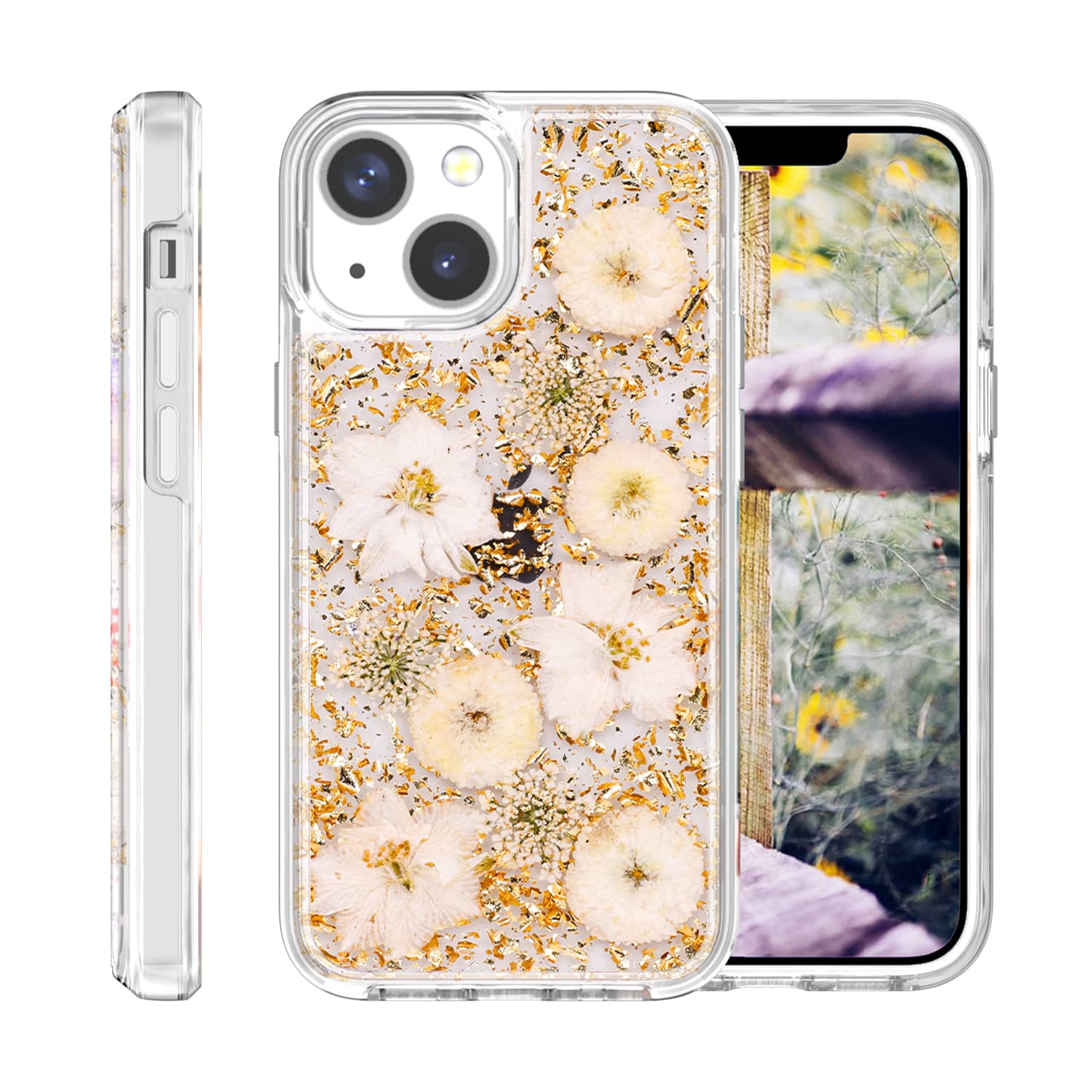 <b>iPhone 13 mini 金花手机壳</b>