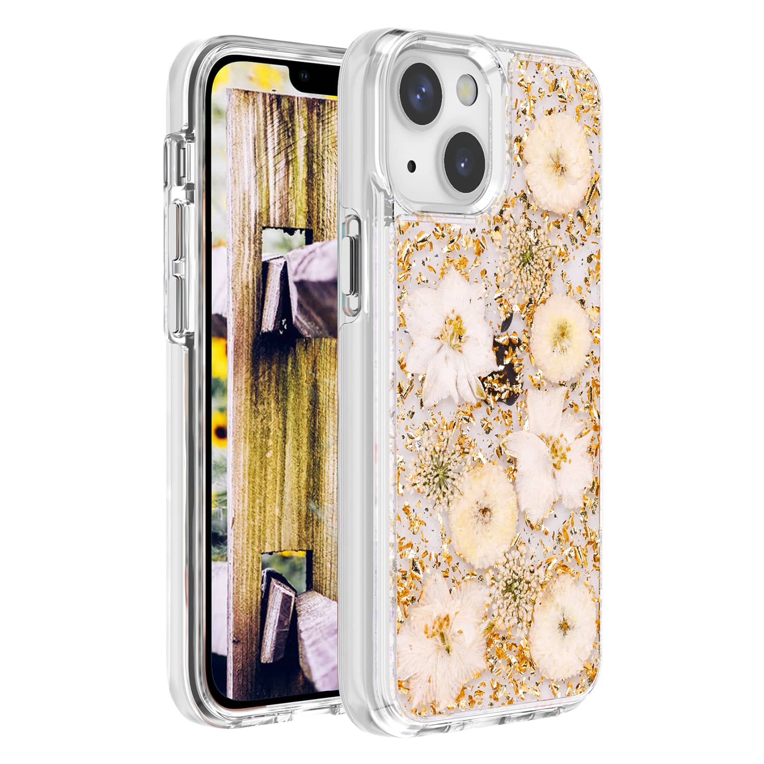 <b>iPhone 13 mini 金花手机壳</b>