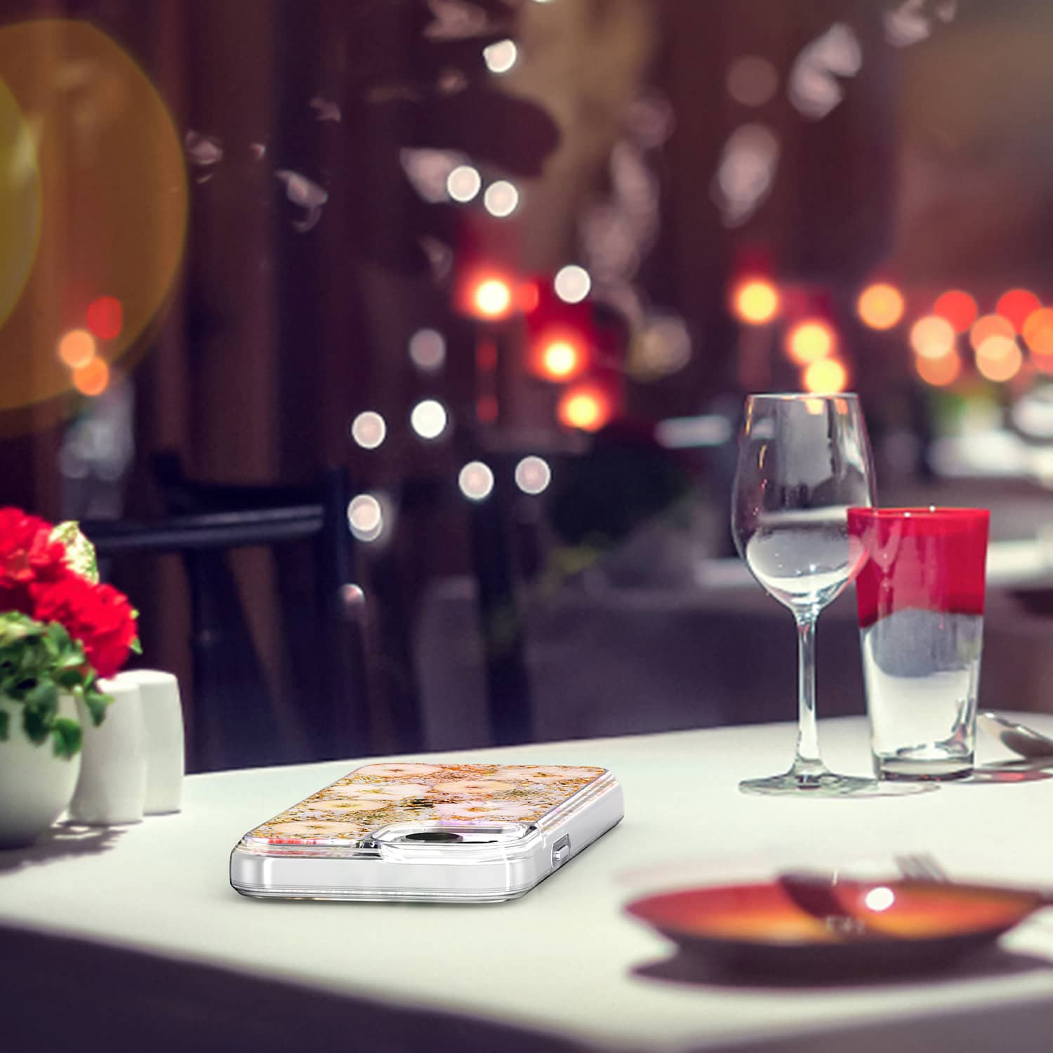 <b>iPhone 13 mini 金花手机壳</b>